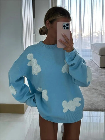 Tialda | Comfy Trui met hartprint