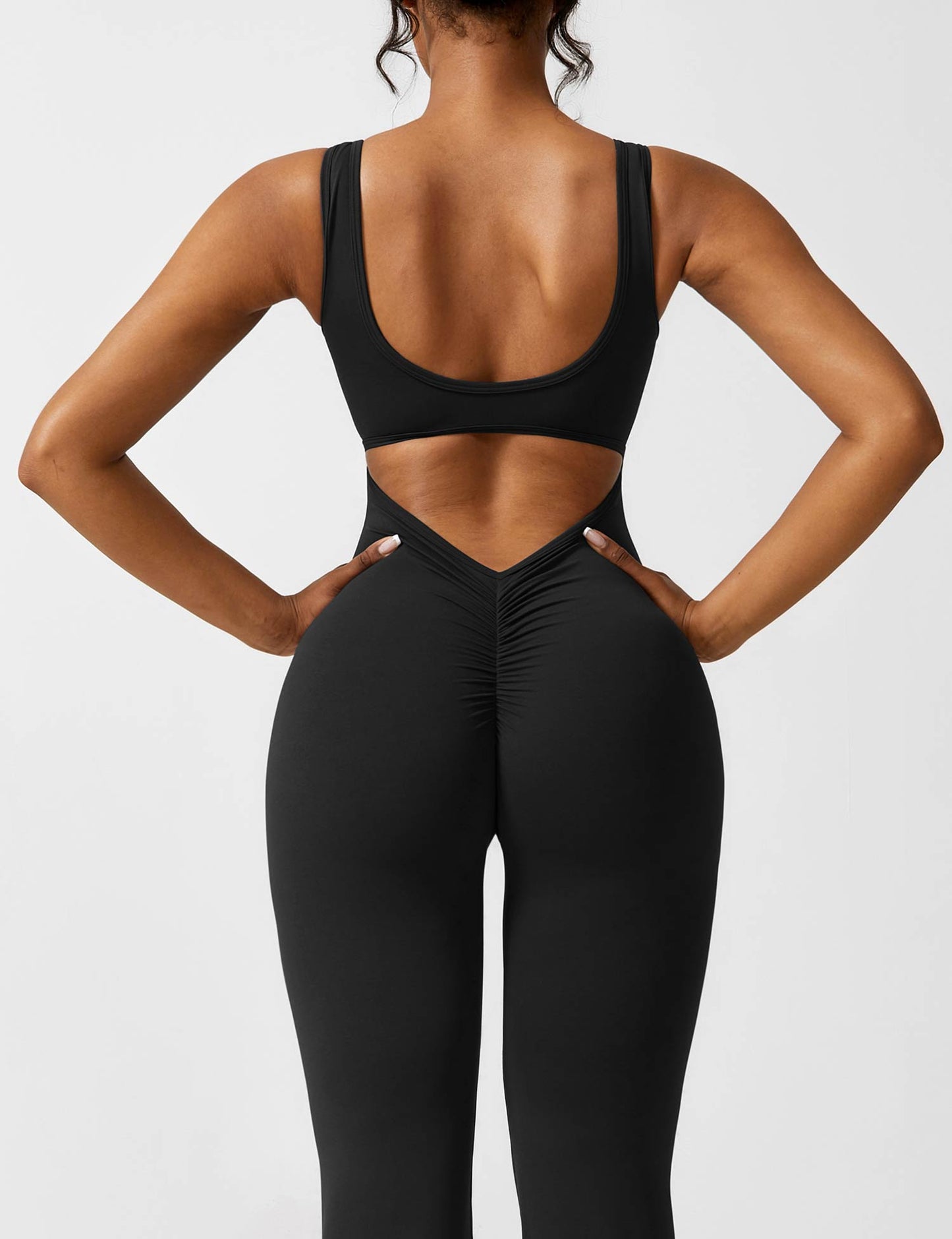 Isabella® - V-Back Flared Jumpsuit