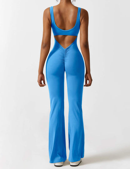 Isabella® - V-Back Flared Jumpsuit