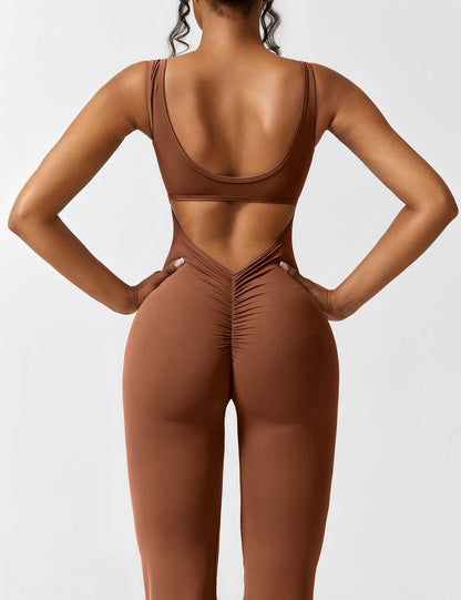 Isabella® - V-Back Flared Jumpsuit