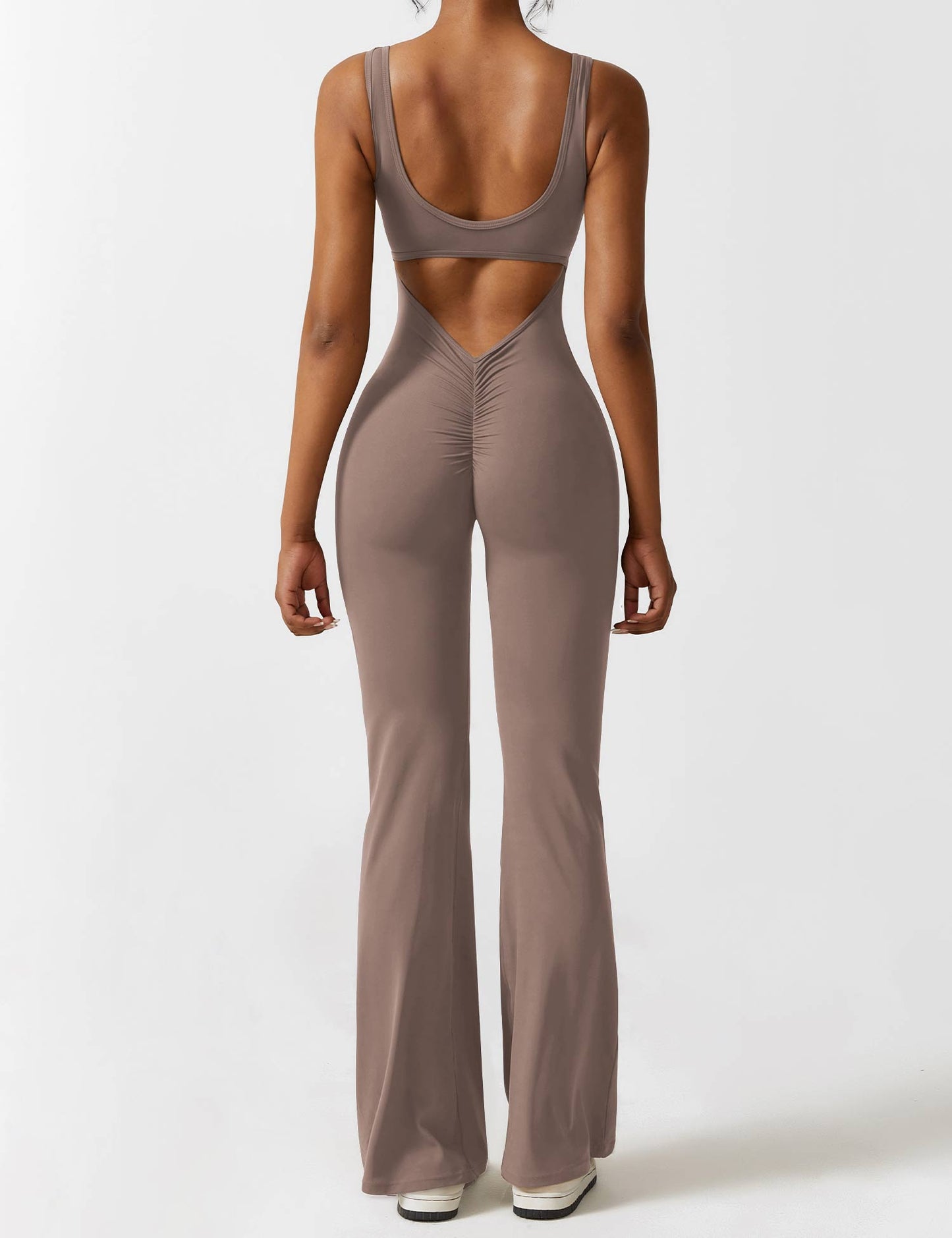 Isabella® - V-Back Flared Jumpsuit