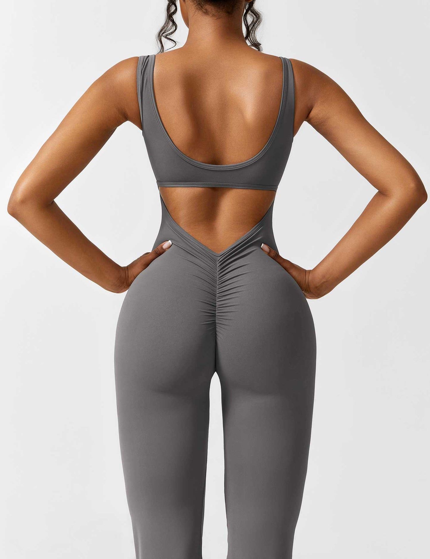 Isabella® - V-Back Flared Jumpsuit