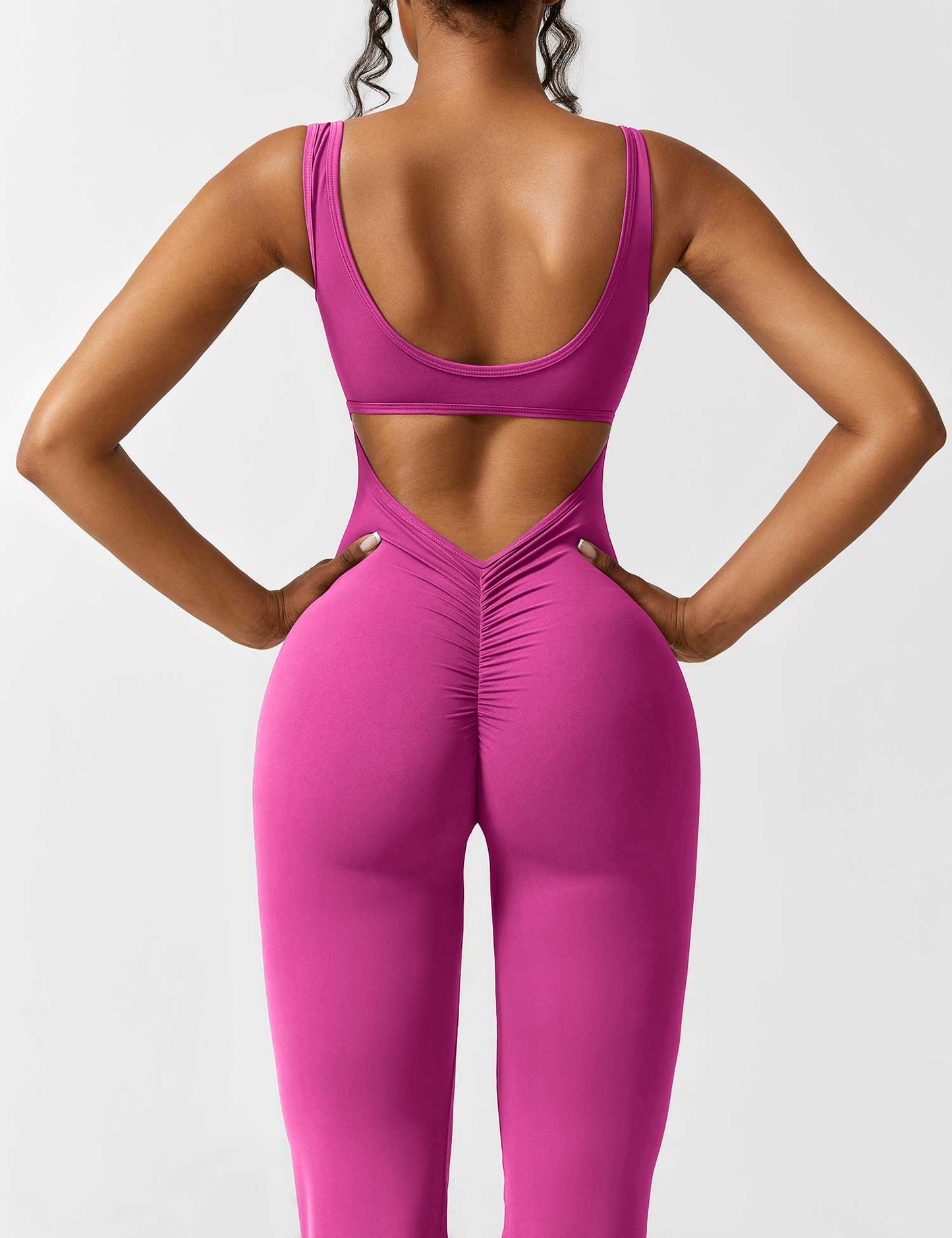 Isabella® - V-Back Flared Jumpsuit