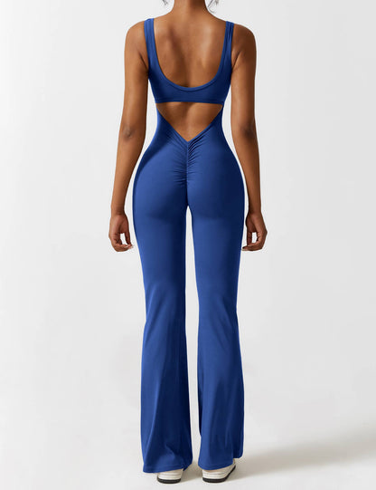 Isabella® - V-Back Flared Jumpsuit