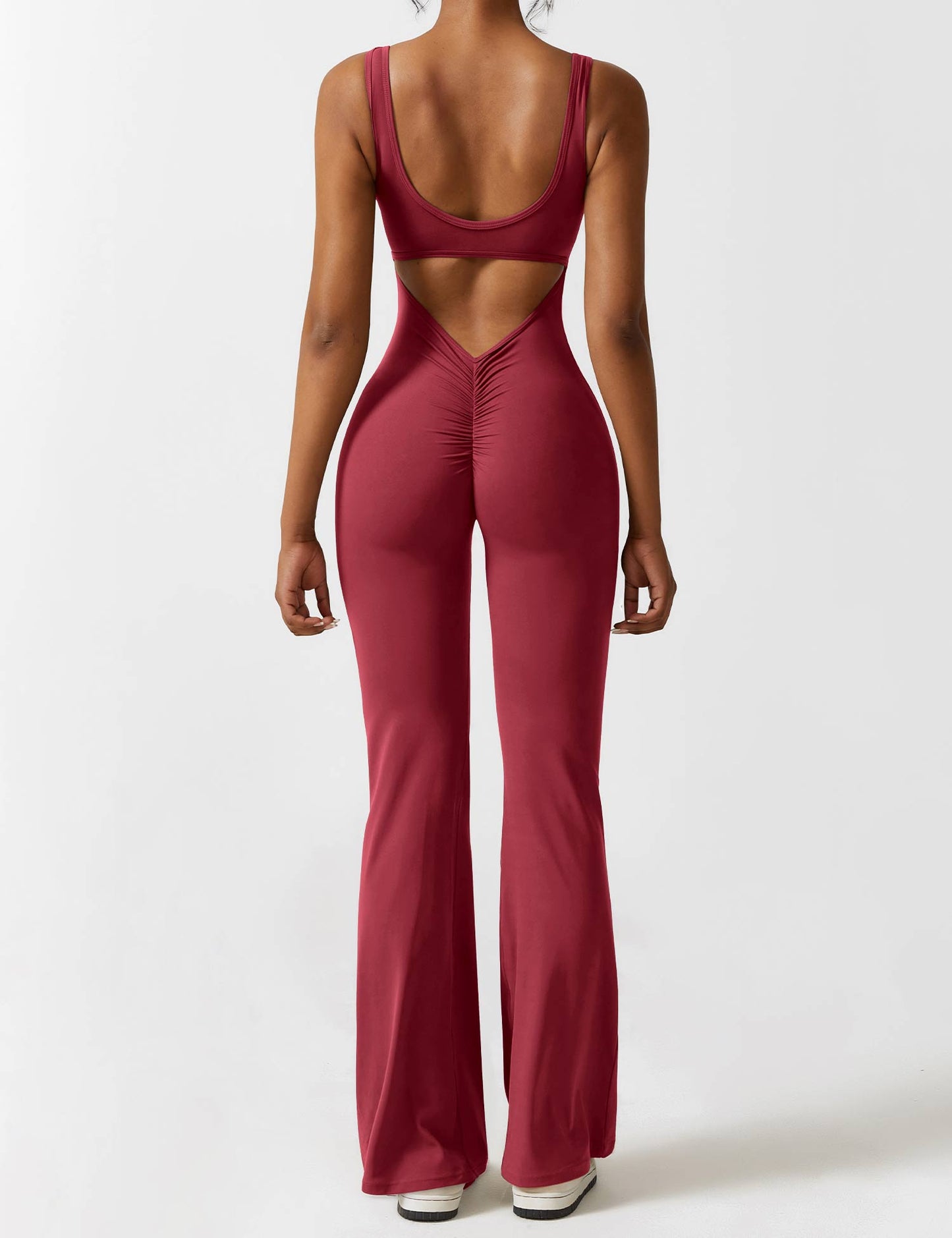 Isabella® - V-Back Flared Jumpsuit