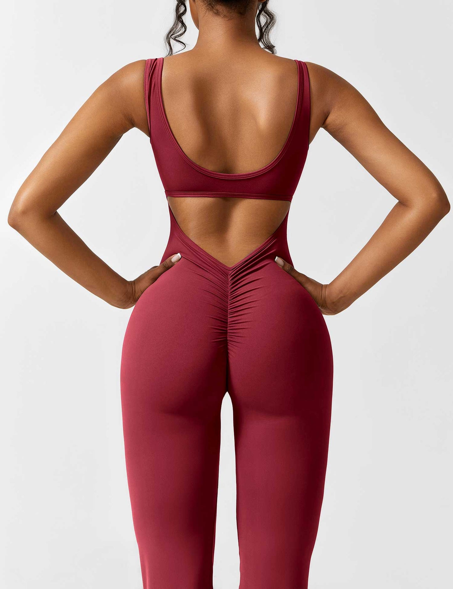 Isabella® - V-Back Flared Jumpsuit